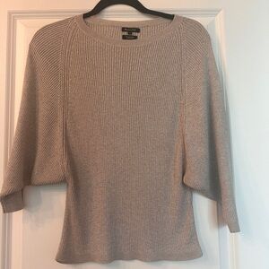 Massimo Dutti Light Taupe Crew Neck Sweater